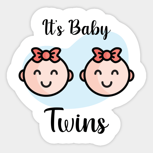 It's baby twins Sticker by LABdsgn Store